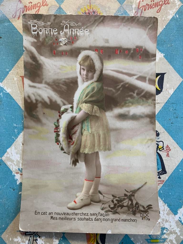 27-12-1915 Bonne Année (NN), Ophalen of Verzenden, Voor 1920, Gelopen, Feest(dag)