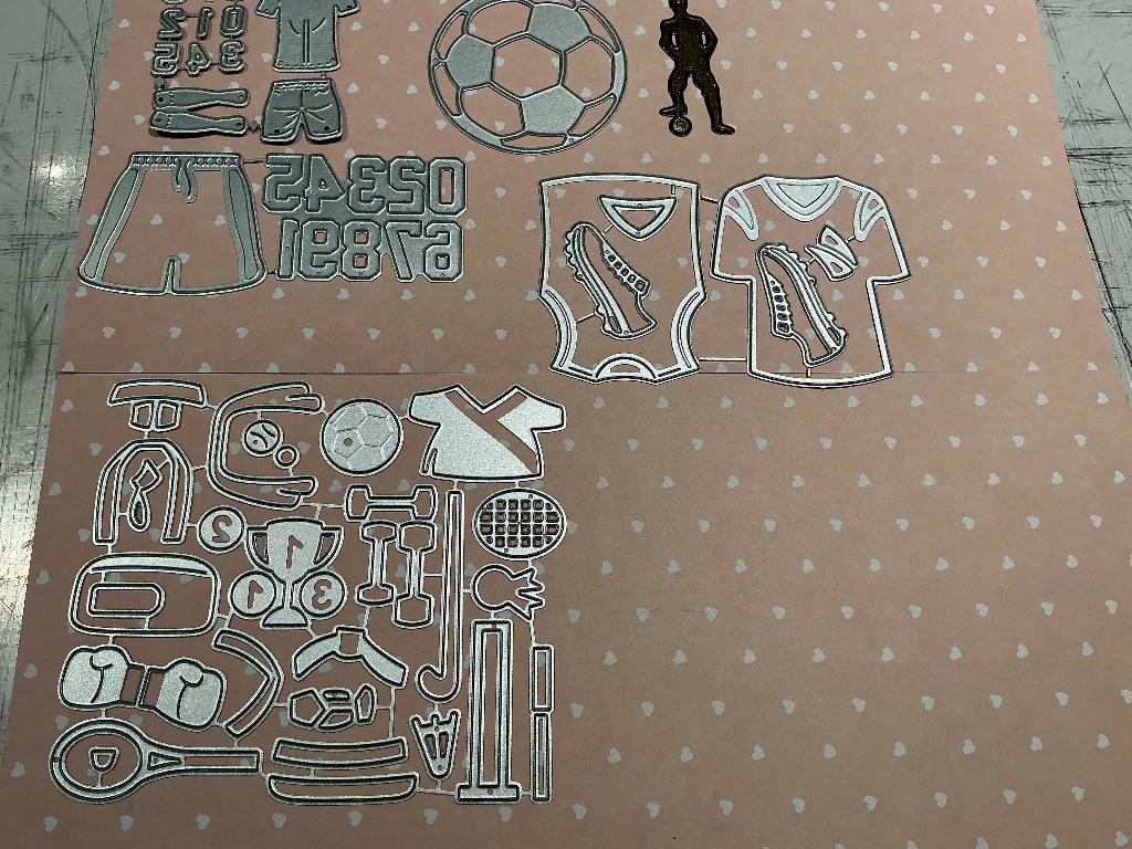 Snijmallen Voetbal, Ophalen of Verzenden, Zo goed als nieuw, Overige thema's, Overige typen