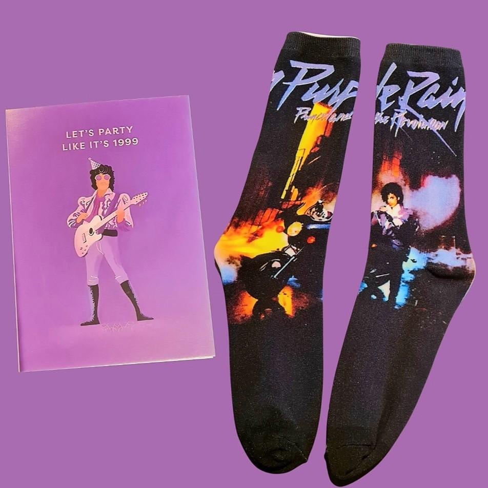 PRINCE SOKKEN + VERJAARDAGS KAART PRINCE, Kleding | Heren, Sokken en Kousen, Ophalen of Verzenden, Nieuw