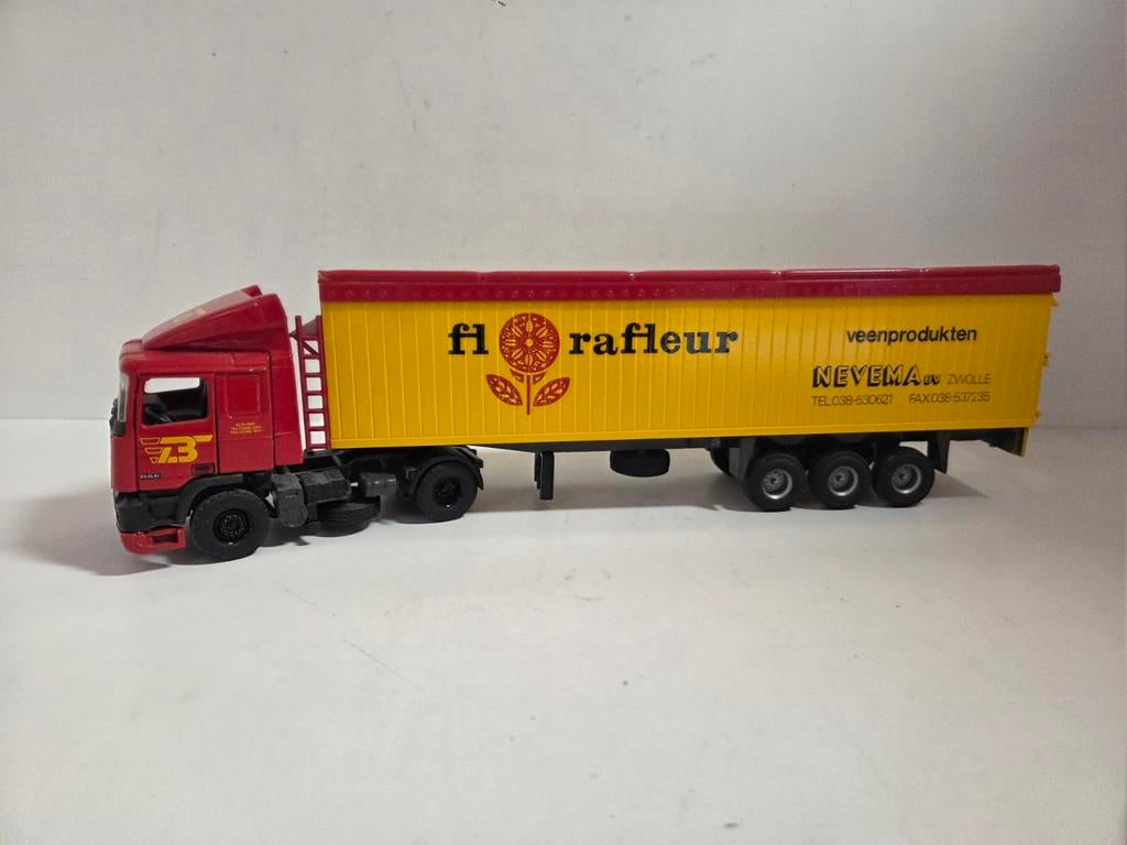 Tekno DAF 95 walkingfloor Bork 1:50, ., Zo goed als nieuw, ., Ophalen of Verzenden
