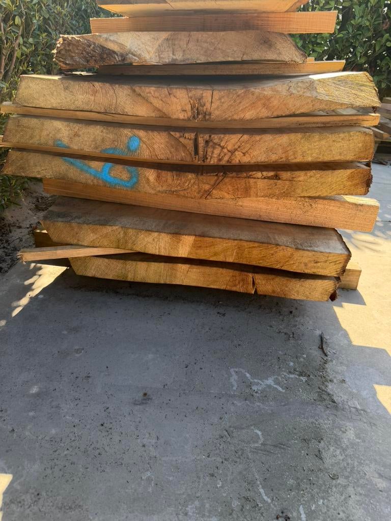 5 x schaaldelen droog voor 150 euro, Ophalen, Planken, Zo goed als nieuw, Hardhout