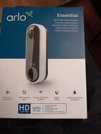 Arlo Essential Draadloze Video Deurbel zo goed als nieuw, Ophalen of Verzenden, Bewegingsdetectiesensor, Nieuw, Draadloos