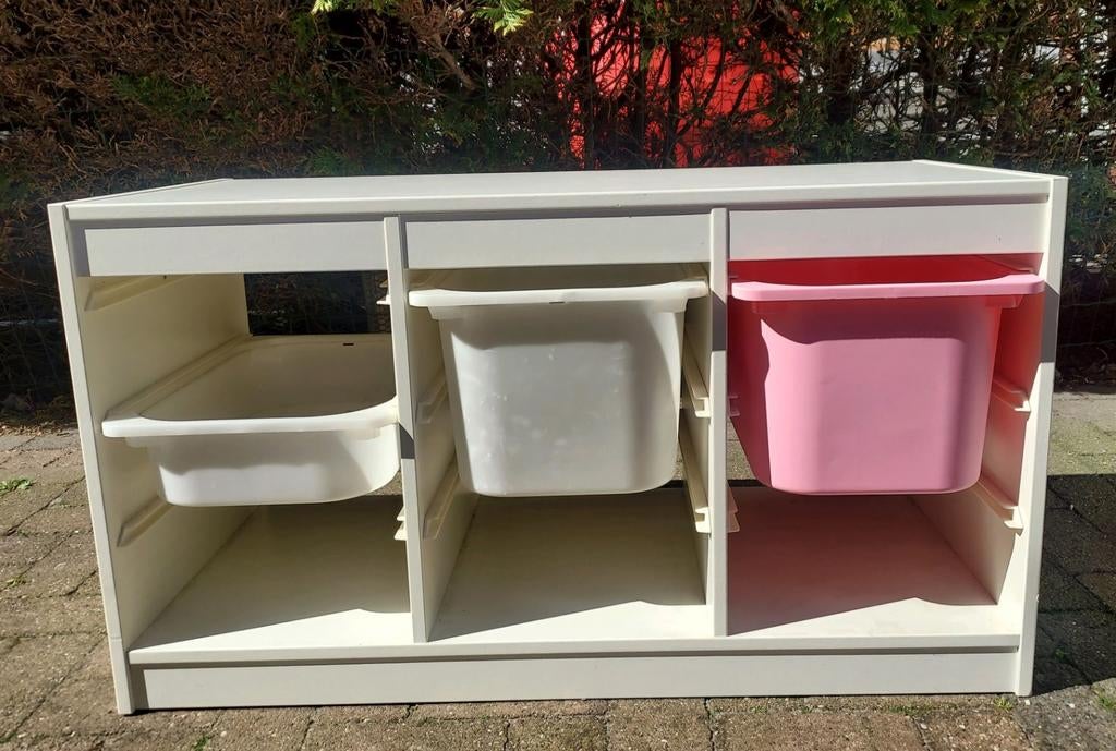 Ikea Trofast kast met 3 bakken - 92x44x52cm, Ophalen, Gebruikt