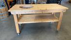 Kamado tafel / BBQ buitenmeubel voor Medium kamado, Ophalen, Gebruikt, Houtskool, Onbekend