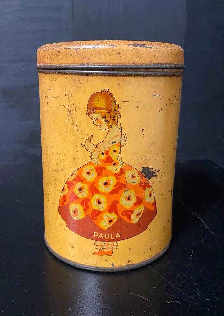 Vintage Paula Blikken Bus, Antiek en Kunst, Antiek | Tin, Ophalen of Verzenden