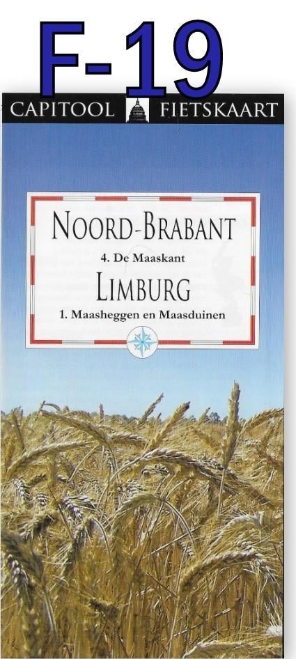 F19 Fietskaart Noord Brabant / Limburg, Gelezen, 2000 tot heden, Ophalen of Verzenden, Landkaart