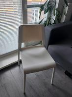 4x IKEA Teodores stoelen - Wit/Gebroken wit, Ophalen, Kunststof, Gebruikt, Modern, Scandinavisch
