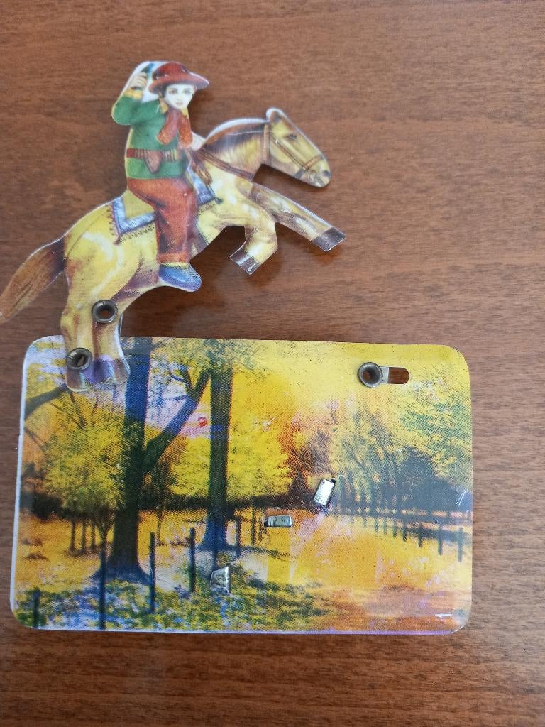 Antiek speelgoed Litho cowboy, Ophalen of Verzenden