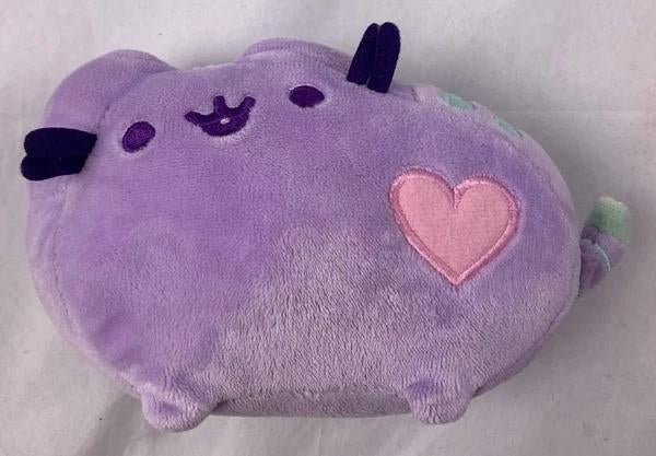 Gund Pusheen the Cat Pastel Paars Hart Knuffel Pluche, Zo goed als nieuw, Kat, Noidea@gmail.com, Klein (minder dan 20 cm)