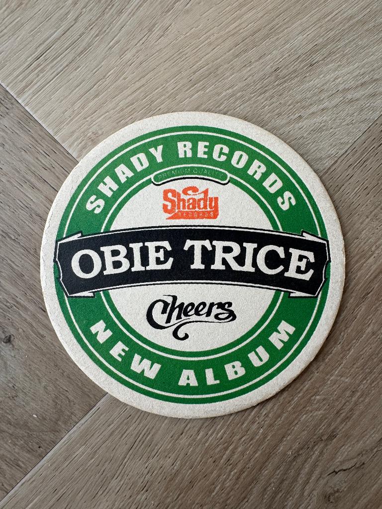 Shady Records / Obie Trice/ G-Unit promo bierviltje (Eminem), Verzamelen, Muziek, Artiesten en Beroemdheden, Ophalen, Zo goed als nieuw