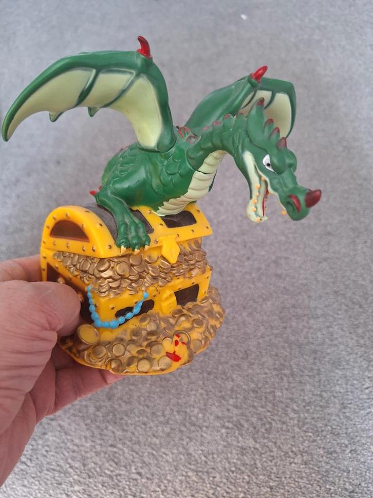 Efteling draak op schatkist spaarpot, Verzamelen, Efteling, Ophalen of Verzenden