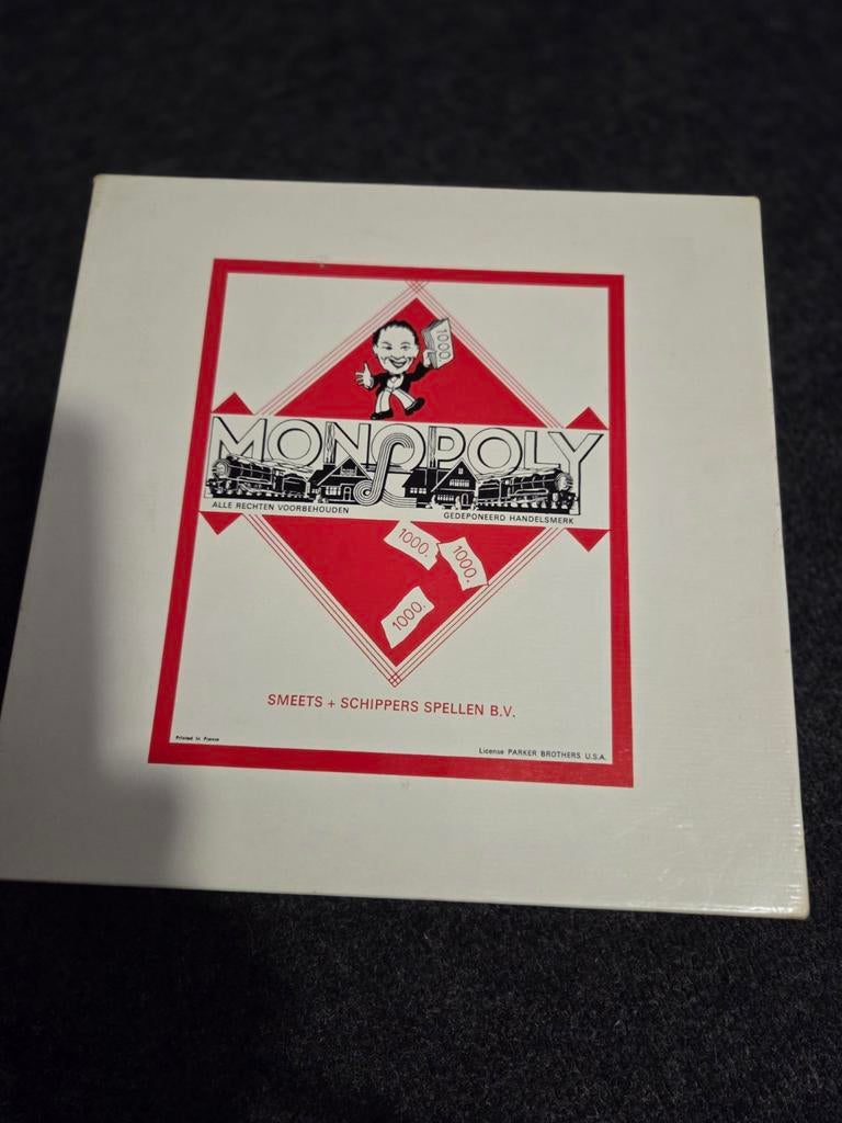 Klassiek Monopoly Bordspel - Smeets + Schippers, Smeets + Schippers Spellen B.V., Gebruikt, Ophalen of Verzenden, Vijf spelers of meer