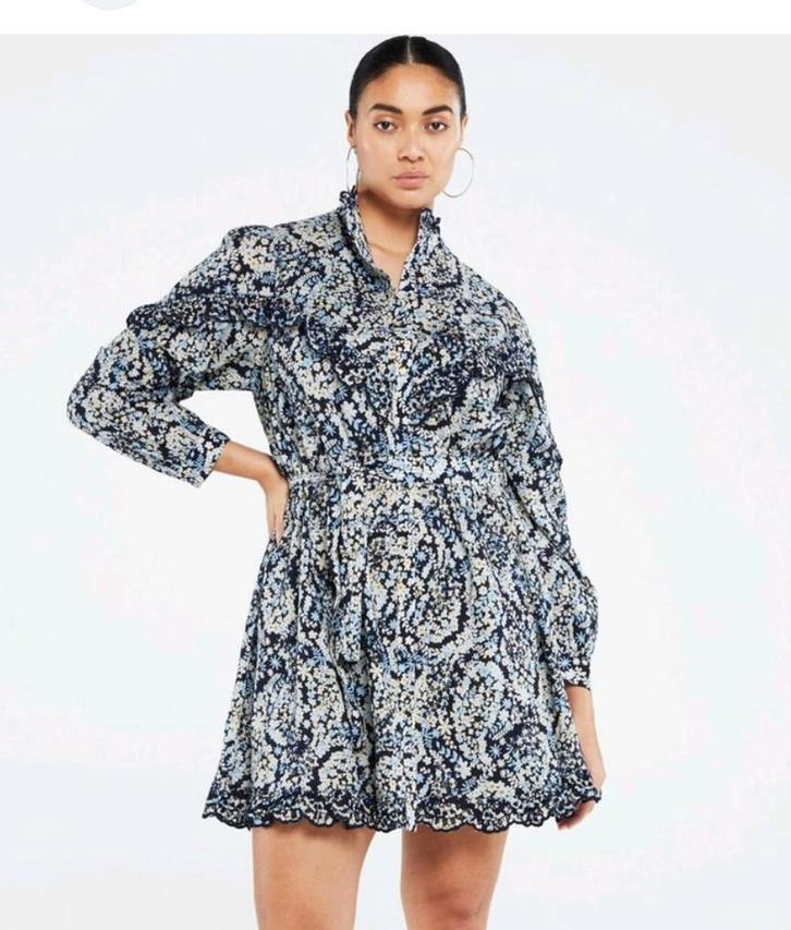 Fabienne Chapot Daila jurk maat 40 *nieuw *, Kleding | Dames, Jurken, Nieuw, Maat 38/40 (M), Blauw, Ophalen of Verzenden