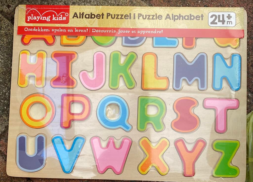 Alfabet puzzel, Ophalen, Meer dan 50 stukjes, Nieuw