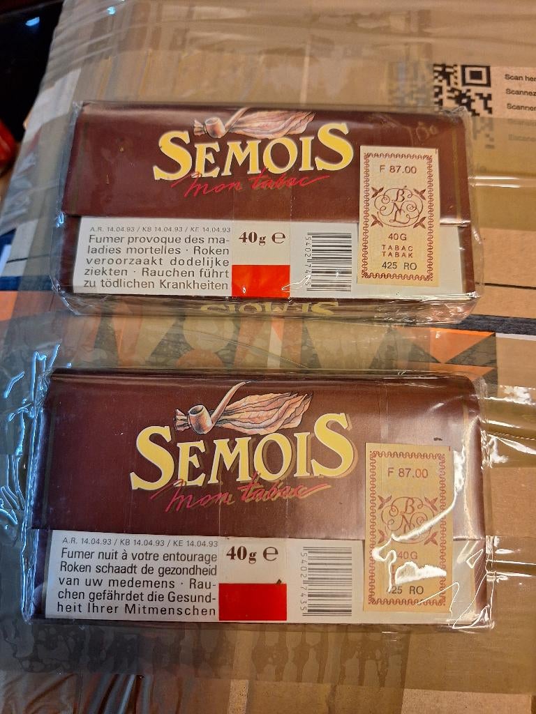 Vintage Semois shag ongebruikt in verpakkingen, Ophalen of Verzenden, Nieuw, Gebruiksvoorwerp