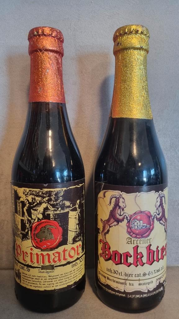 Primator ~'80, De Kikvorsch & Arcener Bockbier '85, Verzamelen, Biermerken, Zo goed als nieuw, Flesje(s), Hertog Jan, Ophalen of Verzenden