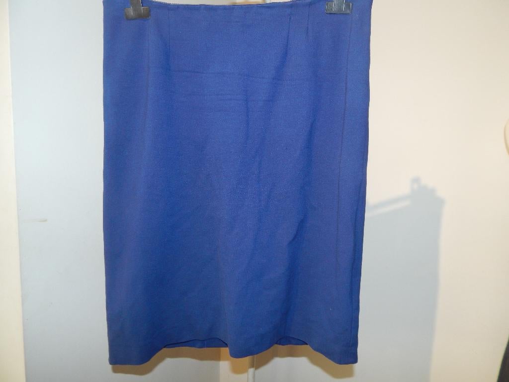 Missoni vorstelijk kobalt blauwe rok splitje achterkant IT44