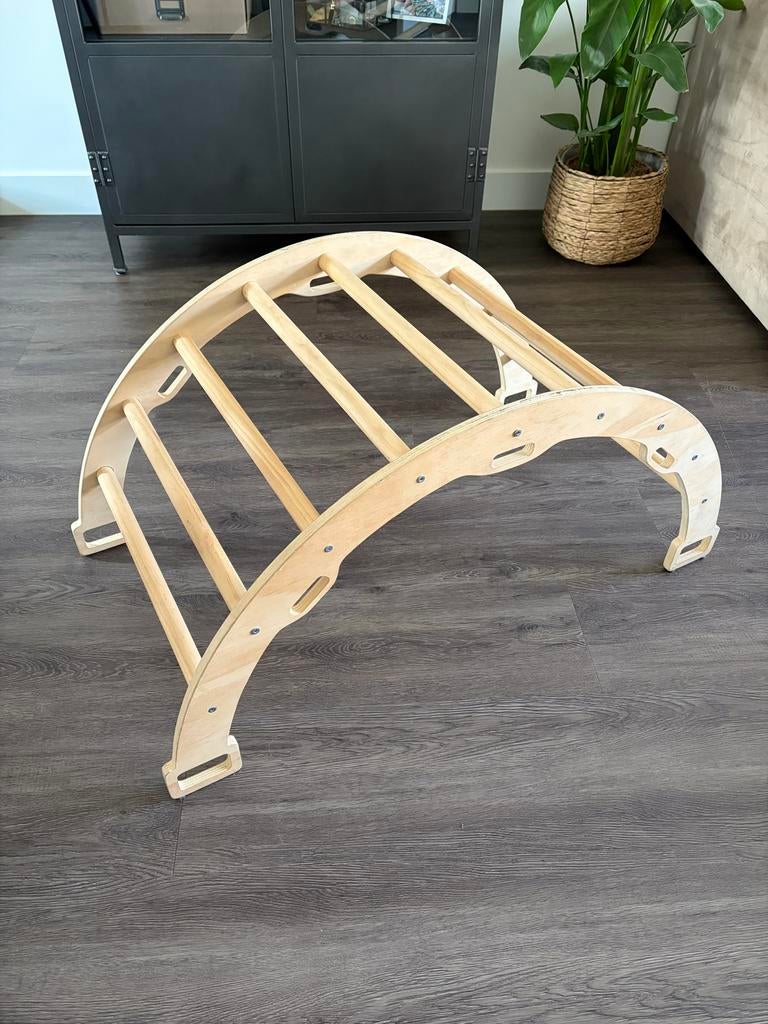 Houten Montessori klimboog / schommel, Kinderen en Baby's, Ophalen, Zo goed als nieuw, Overige typen