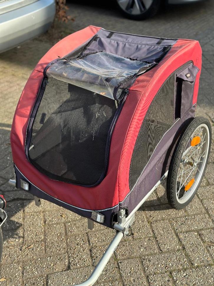 Hondenfietskar, Dieren en Toebehoren, Transportboxen, Gebruikt, Ophalen