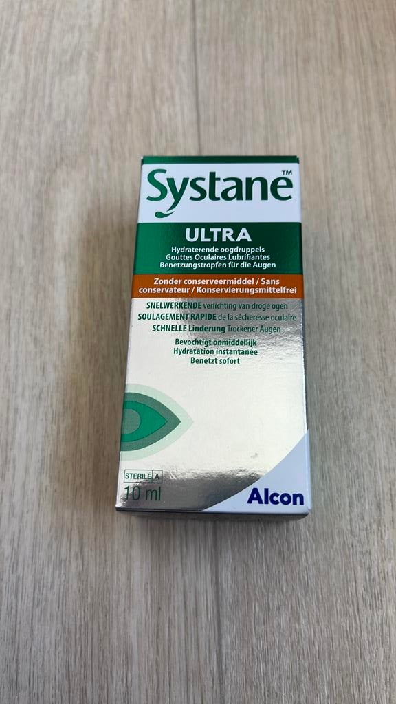 droge ogen, systane ultra oogdruppels, Ophalen of Verzenden, Zo goed als nieuw