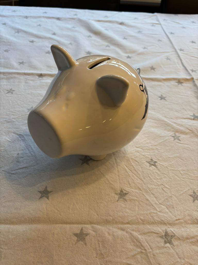 S&P salt and pepper oink! Spaarpot in de vorm van een varken, Ophalen of Verzenden, Zo goed als nieuw, Steen, Aardewerk of Keramiek