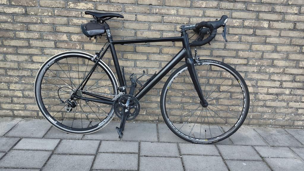 Moozes racefiets 54cm, Shimano 105, 28 inch, Gebruikt, Velgrem, Aluminium