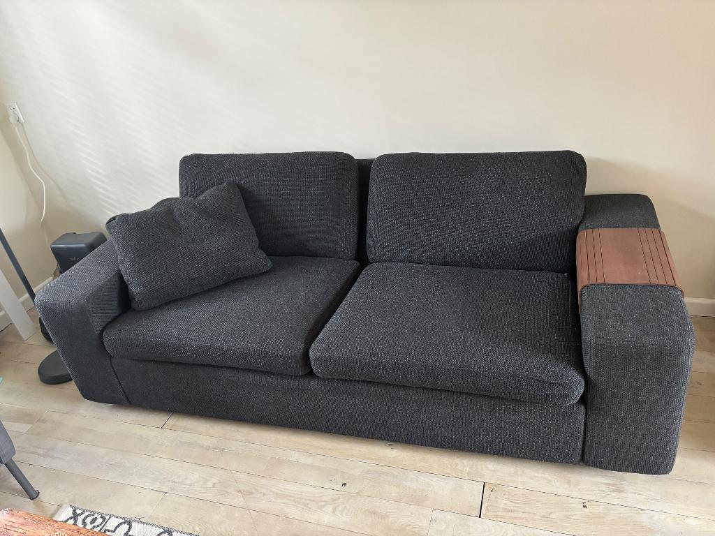 3 persoonsbank, Ophalen, Gebruikt, Driepersoons, 75 tot 100 cm