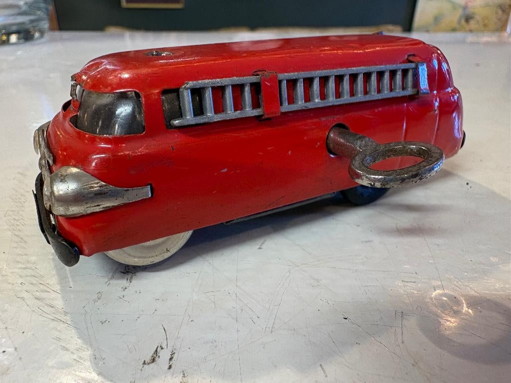 Schuco Ladderwagen Brandweer Varianto., Antiek en Kunst, Antiek | Speelgoed, Ophalen of Verzenden