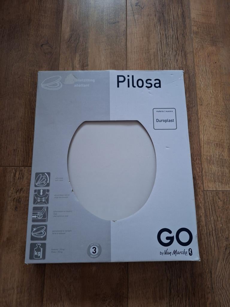 Nieuw, toiletbril Pilosa., Ophalen of Verzenden, Nieuw, Koper, Toilet