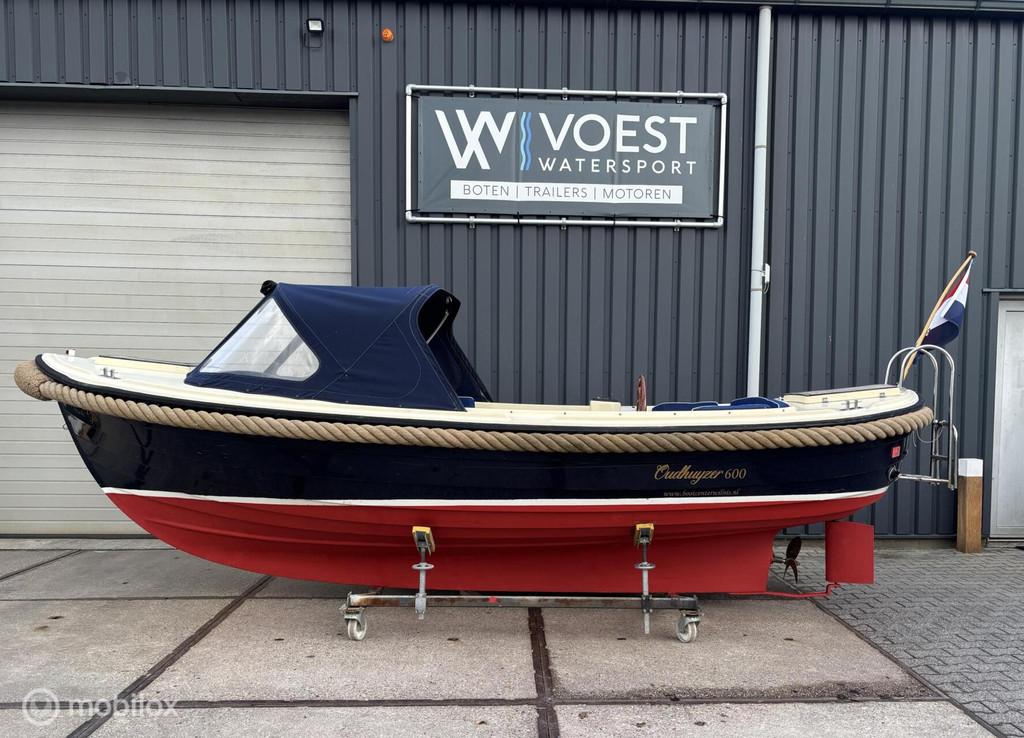 Oud huijzer 600 diesel sloep / 3 cilinder vetus, Watersport en Boten, Sloepen, Overige brandstoffen, 6 meter of meer