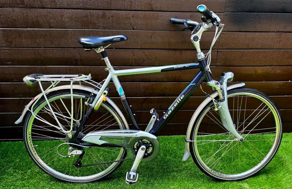 Gazelle Medeo Damesfiets - Framemaat 57, Fietsen en Brommers, Fietsen | Heren | Herenfietsen, Ophalen, Gebruikt, Velgrem, Versnellingen