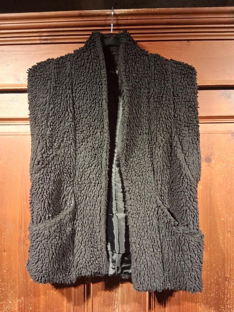 fluffy mouwloos vest zwart Most Wanted S, Ophalen of Verzenden, Zo goed als nieuw, Maat 36 (S), Zwart