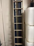 Ladder ~5,20m, Ophalen, Zo goed als nieuw, Ladder, Opvouwbaar of Inschuifbaar