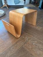 JCNFA Japanse Gebogen Houten Bijzettafel - Laptoptafel, Huis en Inrichting, Ophalen, Minder dan 45 cm, 55 tot 75 cm, Zo goed als nieuw