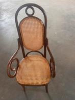 Bentwood No. 17 Long John stoel webbing Michael Thonet 1962, Ophalen
