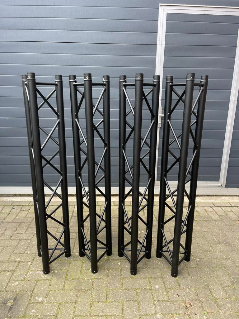 4 prolyte trusdelen x 30 d  150 cm black, Ophalen of Verzenden, Zo goed als nieuw, Overige typen