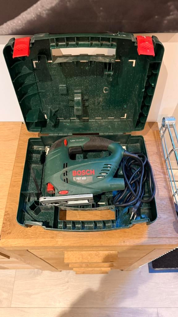 Bosch PST 650 decoupeerrzaag als nieuw, Ophalen of Verzenden, Zo goed als nieuw, Boormachine