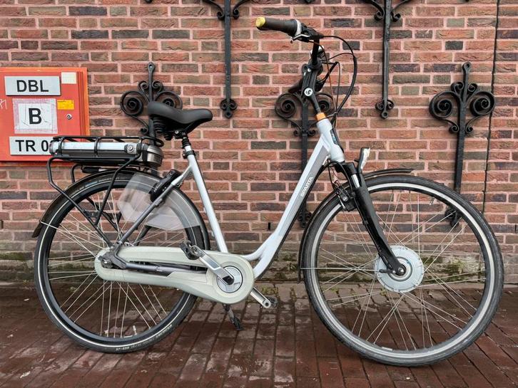 Sparta F8E (nieuwe accu) elektrische damesfiets hydraulische, Fietsen en Brommers, Elektrische fietsen, Zo goed als nieuw, Sparta