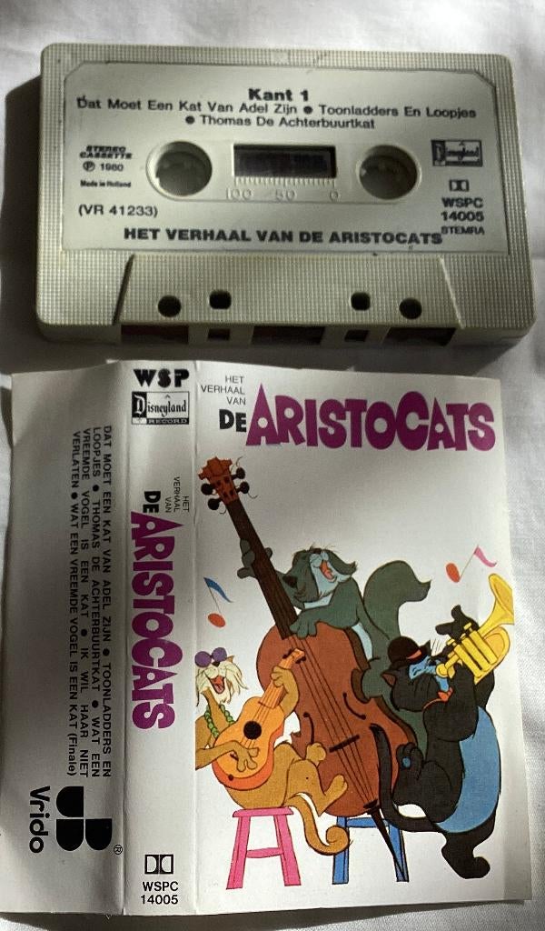 De Aristocats MC, Cd's en Dvd's, Gebruikt, Kinderen en Jeugd, 1 bandje, Ophalen of Verzenden