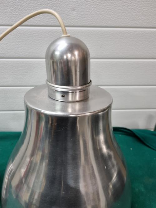 -	Hanglamp industrieel ikea aluminium, Huis en Inrichting, Lampen | Hanglampen, Ophalen of Verzenden, 'T Olde Gre-j, Info@toldegrej.nl