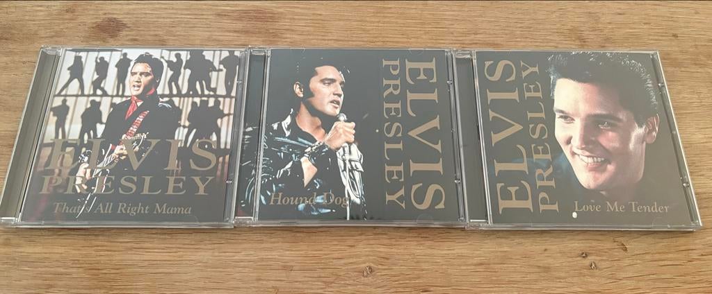 Elvis 3CD’s That's All Right Mama, Hound Dog,Love me Tender, Ophalen of Verzenden, 1960 - 1969, Zo goed als nieuw, Boxset