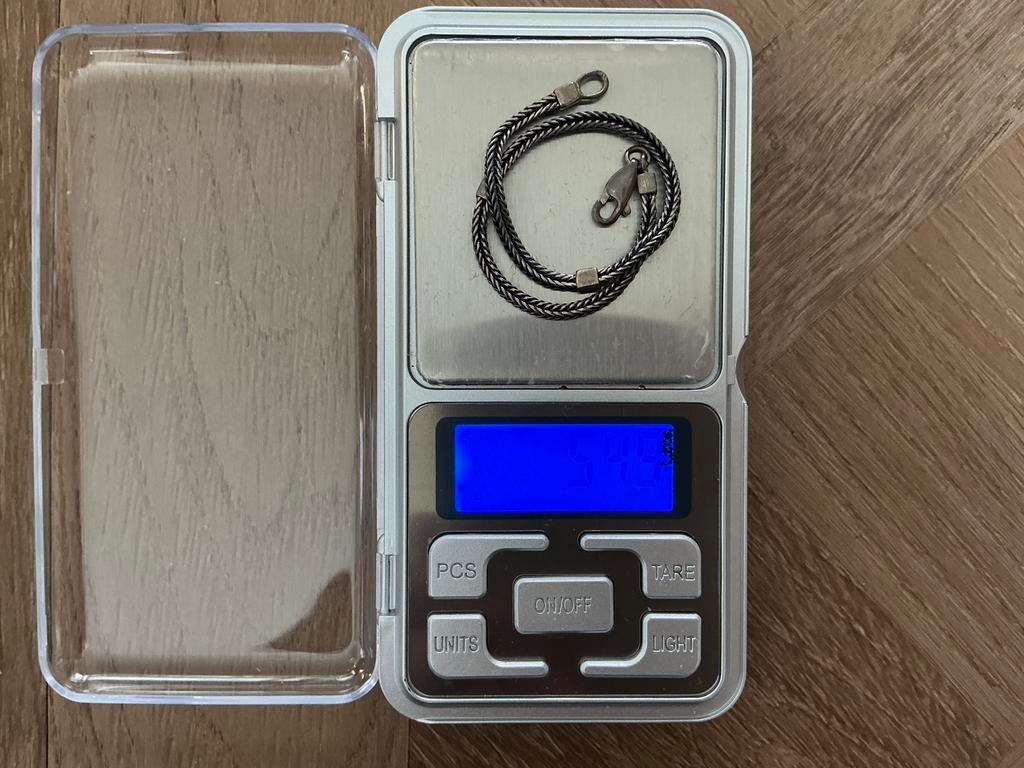 Zilveren armband vossenstaart casa 19 cm, Ophalen, Nieuw, Zilver