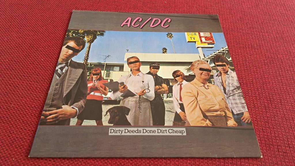 AC/DC Dirty deeds done dirt cheap lp vinyl, Ophalen of Verzenden, Zo goed als nieuw, 12 inch, Poprock