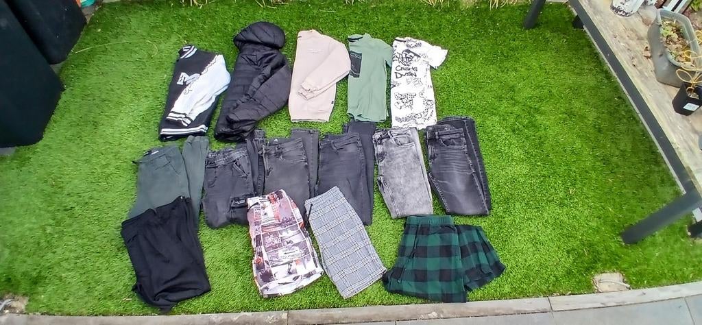 Kleding pakket jongens maat 158/170, Kinderen en Baby's, Kinderkleding | Maat 158, Jongen, Broek, Ophalen of Verzenden