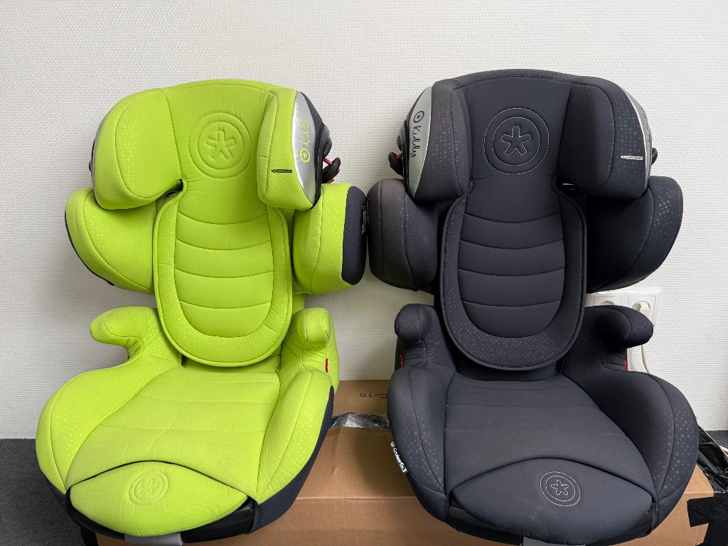 2 kiddy cruiserfix 3 autostoeltjes, €75,- per stuk, Autogordel, 15 t/m 36 kg, Verstelbare rugleuning, Zo goed als nieuw