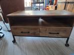 Mango houten tv meubel, Huis en Inrichting, 50 tot 100 cm, Zo goed als nieuw, Minder dan 100 cm, Industrieel
