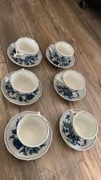 6x Lilien Porzellan Demitasse Kopjes en Schotels, Ophalen of Verzenden