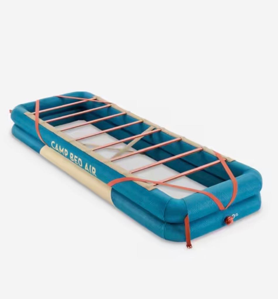 Gezocht opblaasbaar veldbed 2x, Caravans en Kamperen, Luchtbedden, Ophalen, Zo goed als nieuw, 1-persoons