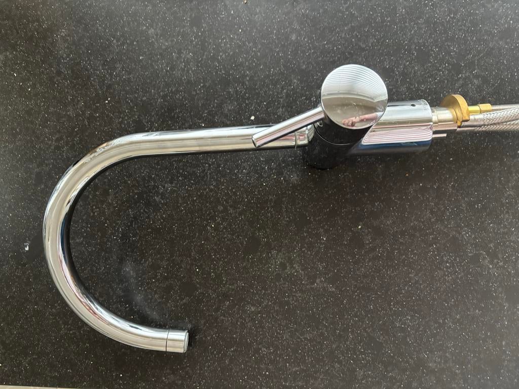 Keukenkraan Damixa mengkraan, Ophalen, Zo goed als nieuw, Chroom, Kraan