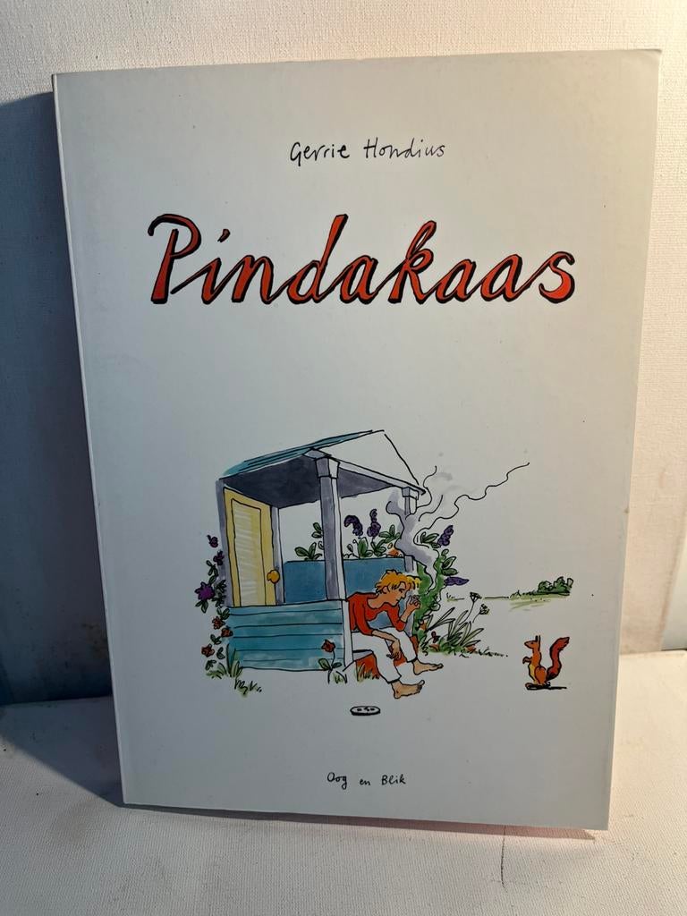 Pindakaas van Gerrie Hondius, gesigneerd door Gerrie, Eén stripboek, Ophalen of Verzenden, Zo goed als nieuw